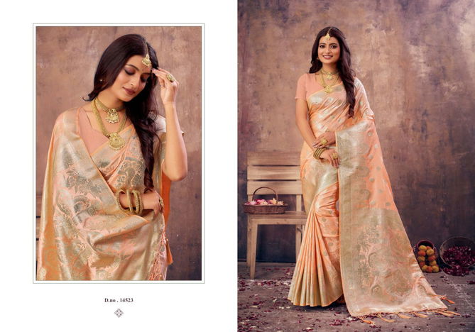 Bunawat Ameera Banarasi Silk Wedding Saree Catalog